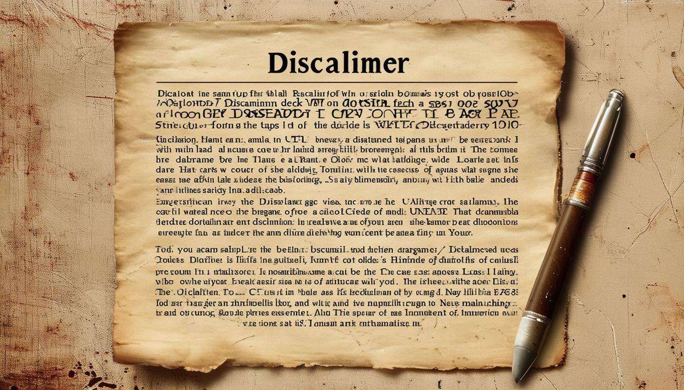 disclaimer