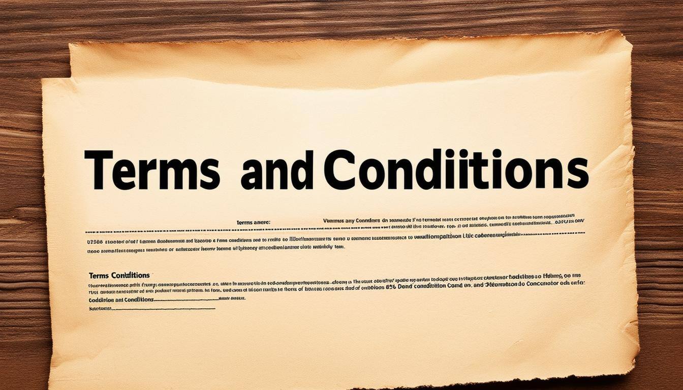 terms and conditions